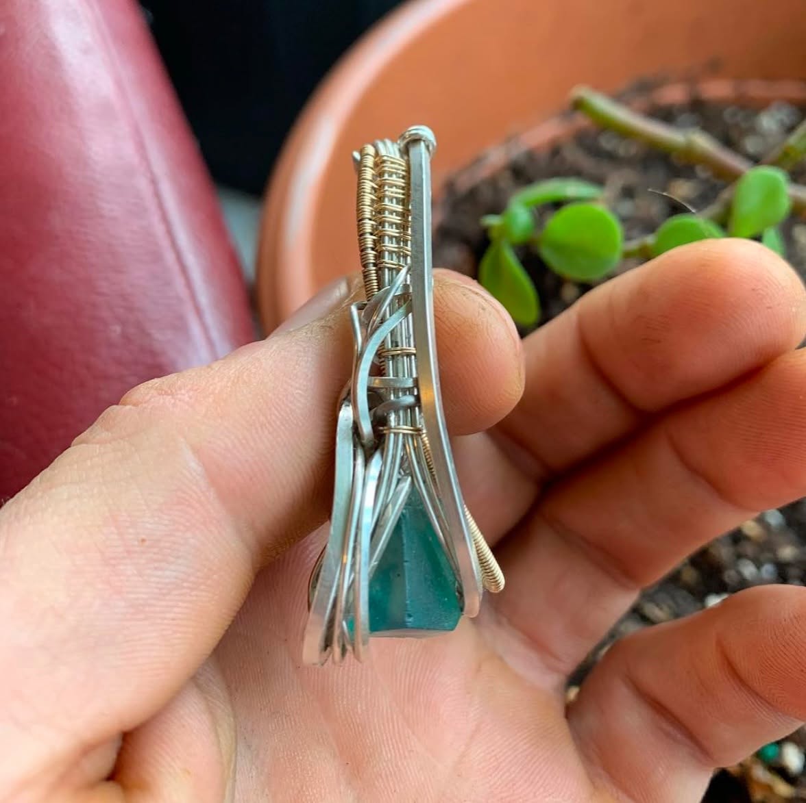 Blue pendant